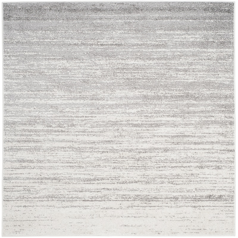 Safavieh Adirondack Collection 6' Square Area Rug, Machine Made, Ivory/Silver (ADR113B-6SQ) image 1