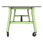 Learniture Ideate Series Rectangular Activity Table, 72" x 36", Laminate, North Sea/Green Apple (LNT-NOR3004-GA-PK-SO)~#|#~D9E25E03-6E21-490C-A8A0E50C7DB355C5_sc7