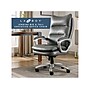 La-Z-Boy Jenkins Ergonomic Bonded Leather Executive Big & Tall Chair, 400 lb. Capacity, Gray (60075-GRY)~#|#~D9E7544F-5182-4F3F-A7B7CC85FCB6DCFC_sc7