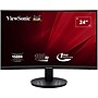 ViewSonic VA Series 24" Curved 100 Hz LED Monitor, Black (VA2416C)~#|#~D9EDF1CC-6746-466F-B4A501D361D471AB_sc7