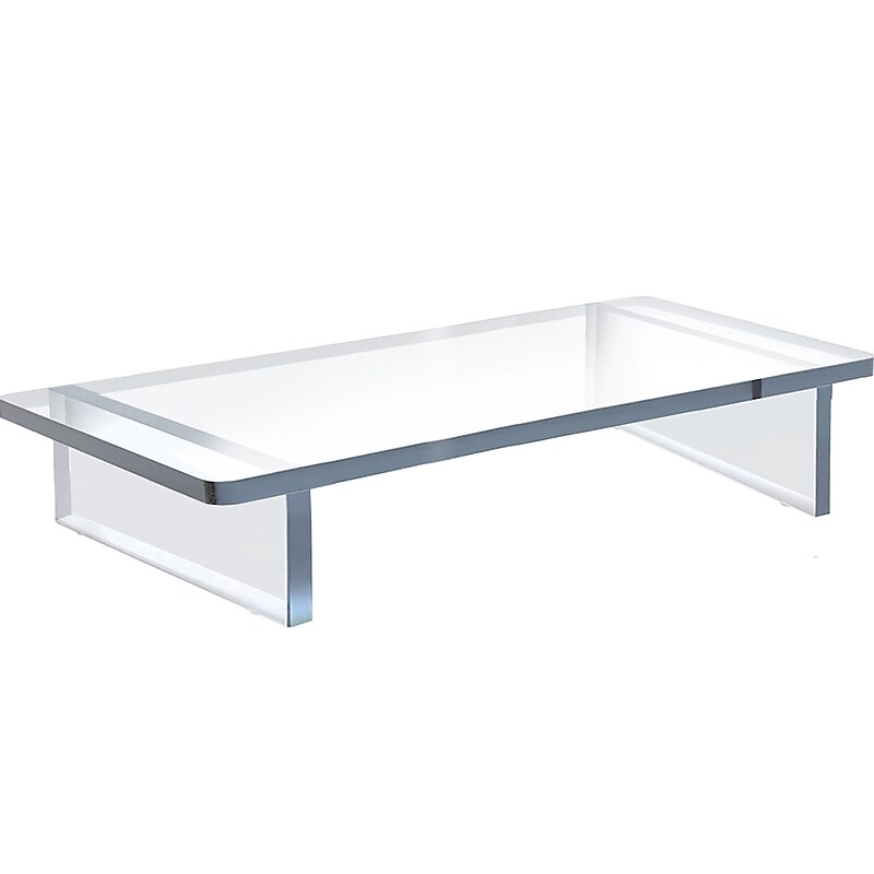 Azar Deluxe 22"W Riser, Clear, Each (515373) image 1