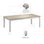 Bush Business Furniture Arrive 48"W x 23"D Coffee Table, Natural Elm (AVT148NE)~#|#~D9FAC19D-035C-4B1C-BC9442B44D52094C_sc7