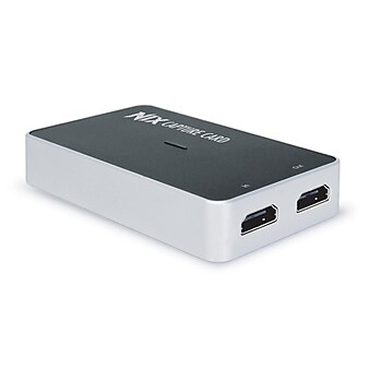 Plugable Performance NIX USB 3.0/USB-C HDMI Video Capture Card, Black/White (USBC-CAP60)