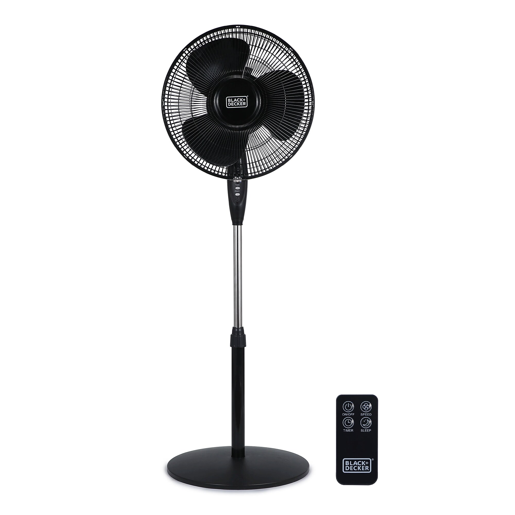 Black & Decker 16″ Oscillating Pedestal Fan, 3-Speed, Black (BFSR16B) Sansujyuku sansujyuku.com