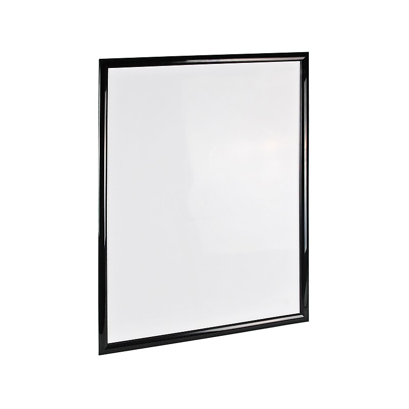 Azar Sign Holder, 24" x 36", Wall Mounted, Black Plastic (300344-BLK) image 1