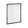 Azar Sign Holder, 24" x 36", Wall Mounted, Black, Plastic (300344-BLK)~#|#~D9FD3A96-06AC-4C8B-B5BFC322B716C2AF_sc7