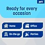 Perk™ Paper Hot Cup, 12 oz., White/Blue, 500/Carton (PK54367CT)~#|#~D9FF172A-47A3-458B-B60DFCE593359682_sc7