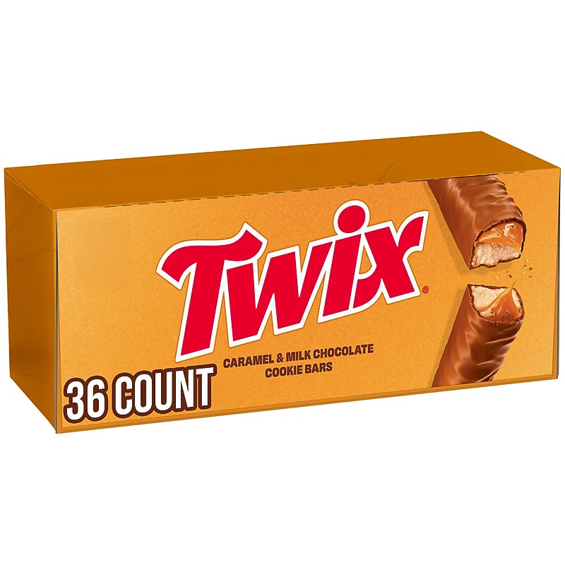 Twix Fun Size Caramel Chocolate Cookie Bar, 1.79 oz., 36/Box (MMM35391) image 1