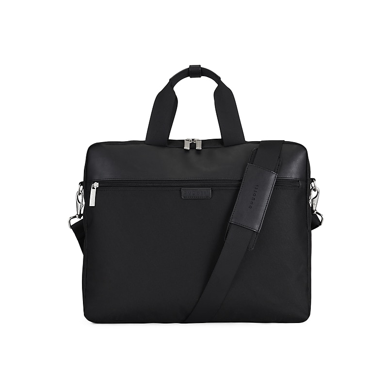 Bugatti Lucas Polyester Briefcase, Laptop Compatible, Black (EXB529-Black) image 1