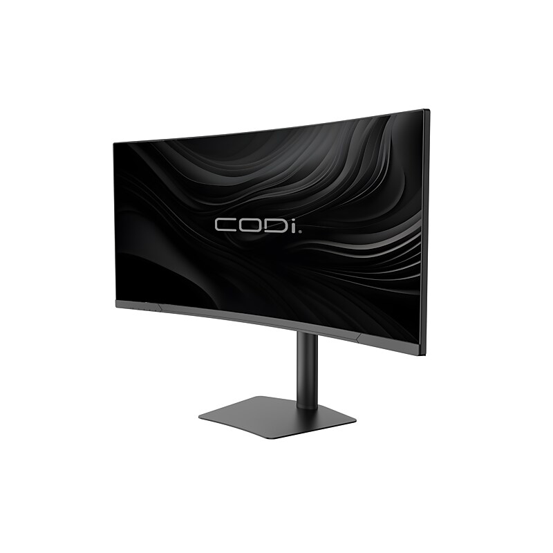 CODi 34" Ultrawide Curved 100Hz LED Monitor, Black (MO34H-UC) image 1