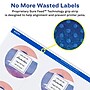 Avery Easy Peel Laser/Inkjet Round Labels, 3/4" Diameter, White, 80 Labels/Sheet, 10 Sheets/Pack, 800 Labels/Pack (4221)~#|#~DA04D5E5-9A5D-4B99-99F3CCF71A9C3613_sc7