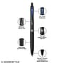 uniball 207 Plus+ Retractable Gel Pens, Medium Point, 0.7mm, Blue Ink, 4/Pack (70457)~#|#~DA0782B0-1CDD-40F9-BDEB3BEBDB5E705C_sc7
