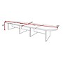 Regency Legacy 240"W x 52"D Racetrack Shaped Conference Table With Grommets, Ash Grey (LCTRT24052AG)~#|#~DA098D49-9044-4D91-BC89C83E54AE156F_sc7