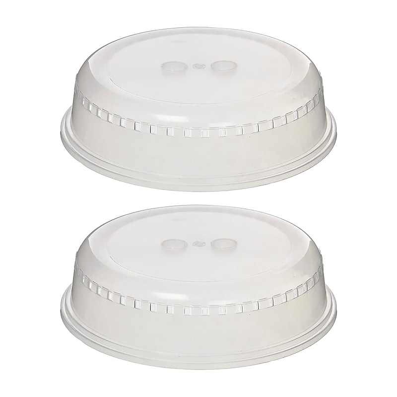 Better Houseare Plastic Microwave Cover, Clear, 2/Pack (KITBTHST7) image 1