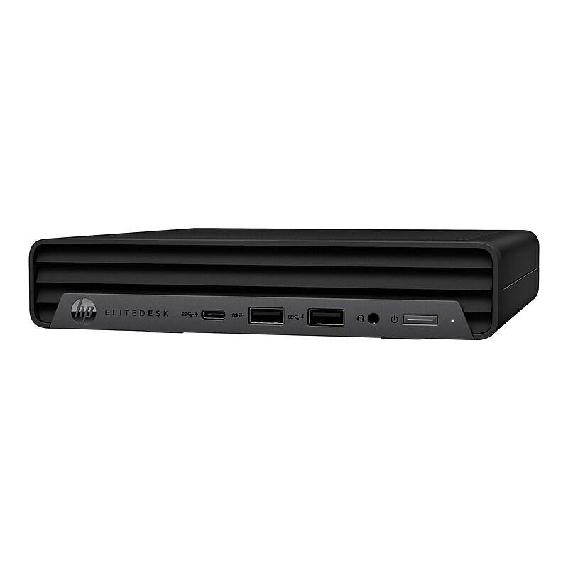 HP Elite 805 G8 Mini Desktop Computer, AMD Ryzen 5 5650G, 8GB RAM, 256GB SSD, Windows 11 Pro, Mouse & Keyboard image 1