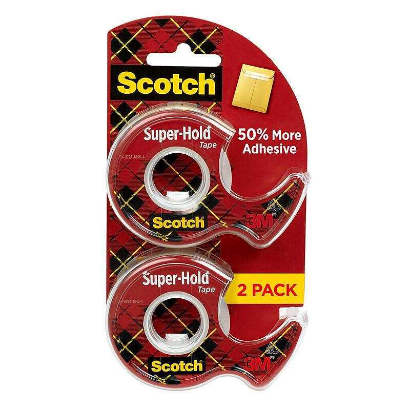 Scotch Transparent Clear Tape Refill, 0.75" x 16.67 yds., Clear (198DM-2) image 1