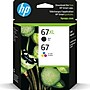 HP 67XL/67 Black High Yield and Tri-Color Standard Yield Ink Cartridge, 2/Pack (3YP30AN#140)~#|#~DA1704BE-D452-45BC-BF8CEF49FF55B93D_sc7