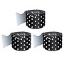 Carson Dellosa Education Rolled Scalloped Border, 2-1/4"x 65', Black with White Polka Dots, 3/Bundle (CD-108474-3)~#|#~DA1D7086-7E71-48C9-B8F00A9D941EB3E8_sc7