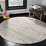 Safavieh Adirondack Collection 6' Round Area Rug, Machine Made, Light Grey/Grey (ADR113C-6R)~#|#~DA1E7C38-AC8F-4F8E-AC98433E131330BC_sc7