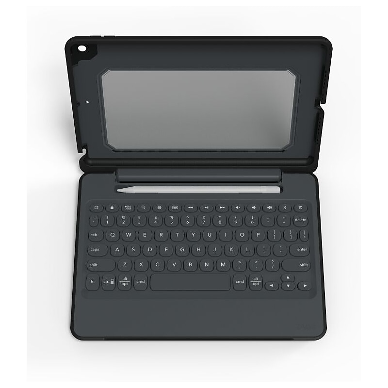 Zagg Wireless Keyboard with Case for 10.2" iPad (Gen 7, 8, 9), Black image 1