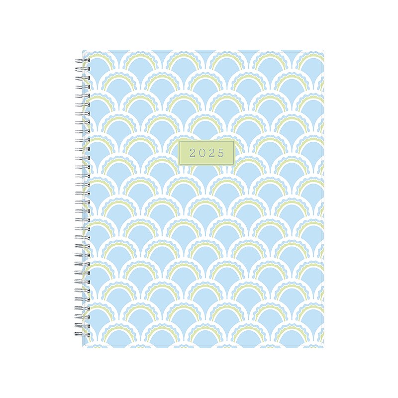 2025 Blue Sky Larah Blue 8.5" x 11" Weekly & Monthly Planner, Plastic Cover, Multicolor (152263) image 1