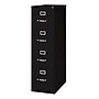 Hirsh Commercial 4-Drawer Vertical File Cabinet, Letter Size, Lockable, 52"H x 15"W x 26.5"D, Black (14105)~#|#~DA261CA9-3DA0-4C0C-8005B0E361026043_sc7