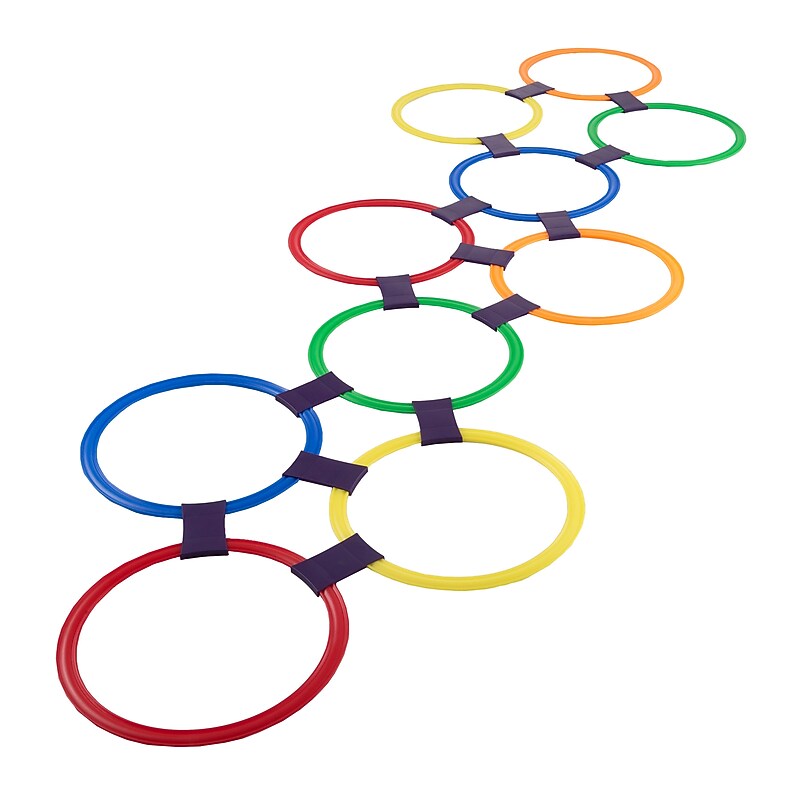 Hey! Play! Hopscotch Rings Game Set, Multicolored (80-TK126194) image 1