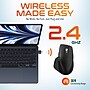 Delton S18 Wireless Mouse & Charging Mouse Pad Bundle, Black (DMWS18BD1)~#|#~DA28CD10-B2C7-4D0D-869494287C2AAF21_sc7