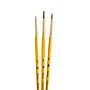 Princeton RealValue Short Handle Mixed Media Natural Camel Variety Round Brush Set, 3/Set, 6 Sets/Bundle (PBXPR9105-6)~#|#~DA29D336-8591-42E8-B45AAA3B6257DA68_sc7
