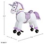 Happy Trails Ride On Unicorn, Purple/White (80-BF011)~#|#~DA2C6A2E-C04C-4119-A64FB0D54DD387E9_sc7