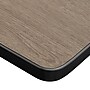 Regency Kobe Flip Top 48"W x 24"D Rectangular Training Room Table, Laminate, With Wheels, Noble Oak (MKFT4824NO)~#|#~DA2D1700-C241-473D-8F7CEC9B23E893FD_sc7