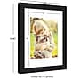 Amanti Art Brushed Metallic Black Narrow 8" x 10" Polystyrene Picture Frame, Black (A42678300964)~#|#~DA2E52FE-4430-4F41-9167DBD197D6098E_sc7