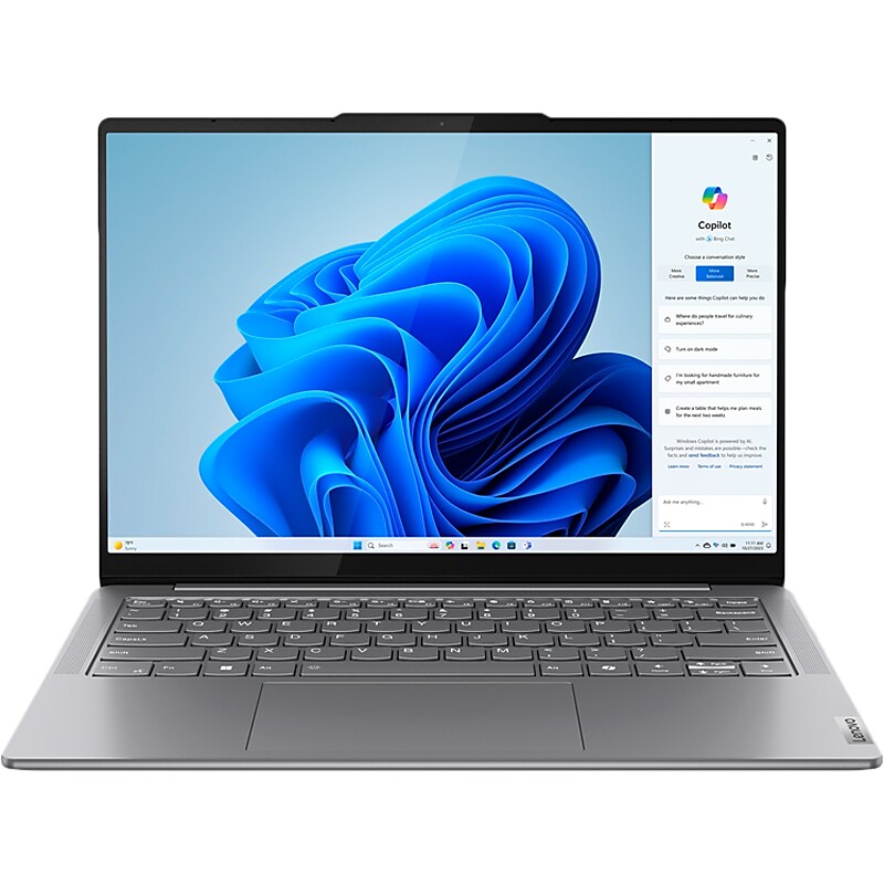 Lenovo Slim 7 14" FHD Touchscreen AI Laptop, Intel Core Ultra 7-155H EVO, 16GB RAM, 512GB SSD, 10 Hour Battery, Windows 11 image 1
