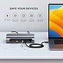 Satechi MultiMedia Pro Thunderbolt 4 Universal Docking Station, Space Gray (ST-DT4PMM-US)~#|#~DA34F55B-44AD-4180-8A3D003949050EE9_sc7