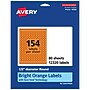 Avery Laser/Inkjet Multipurpose Circle Labels, 0.5" Dia., Bright Orange, 12320/Box (94503)~#|#~DA3598CE-9FCF-47D8-9545970D4C4B8559_sc7