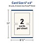 Avery Integrated Cards, 4" x 6", Matte Ivory, 50/Pack (95344)~#|#~DA37357B-1589-4483-98FA3FCDB3E4AE5C_sc7