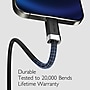 Function101 Stay Cable 3.3' Cord with Magnetic Connector, Black, 2/Pack (F101-SCBL1-2PK)~#|#~DA38B72C-FACD-4E0A-BC5EE201A2721C55_sc7