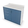 Viva Comfort 36.32'' H x 36" L Exam Room Medical Cabinet, 3-Drawers, Blueberry (902BASE36NSBL)~#|#~DA3BAF84-EE30-4D44-BC12256AE7F2F9E2_sc7