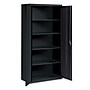 OIF 72"H Steel Storage Cabinet with 5 Shelves, Black (CM7218BK)~#|#~DA3DD8C3-0E96-4387-BAE825F40C3D9306_sc7