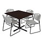 Regency 48-inch Laminate Square Table with 4 Zeng Stack Chairs, Gray (TB4848MW44GY)~#|#~DA3E6146-E8DD-495A-BFDDA606C826A97B_sc7