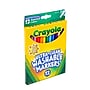 Crayola Ultra-Clean Washable Markers, Fine, Assorted Colors, 12/Box (58-7813)~#|#~DA3FFB05-5479-4040-90AE7674F1E78AB7_sc7