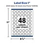 Avery Laser/Inkjet Multipurpose StarburstLabels, 1" Dia, Glossy White, 2400/Box (94606)~#|#~DA40D673-F365-4AEE-906CC7CDCE1EF5D4_sc7