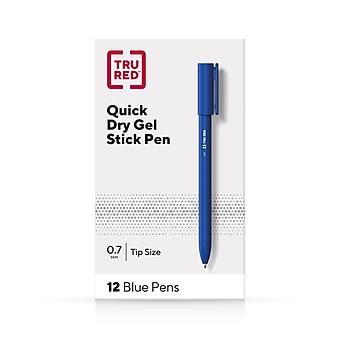 Faber Castell True Gel Pen | Smooth Gel Pen 0.7mm| Pack of 6 9 12 Red Black  Blue