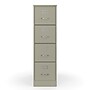 Staples Commercial 4-Drawer Vertical File Cabinet, Letter Size, Lockable, 51.97"H x 14.9"W x 26.5"D, Putty (59597/25410)~#|#~DA43DF49-8870-47C3-9C4EF3F59FE515B5_sc7