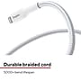 Staples TECH Lightning to USB-A Charging Cable, 3.3 ft., White (ST62329)~#|#~DA46D3C7-B3DE-4163-9F28DC240DE9F2D5_sc7