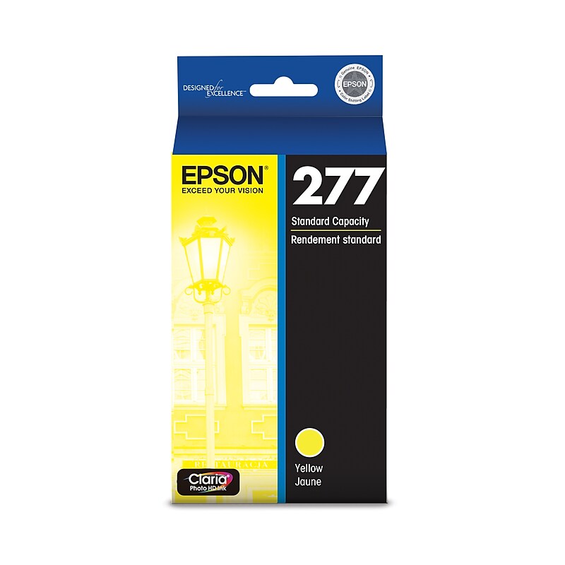 Epson 277 Yellow Standard Yield Ink Cartridge image 1