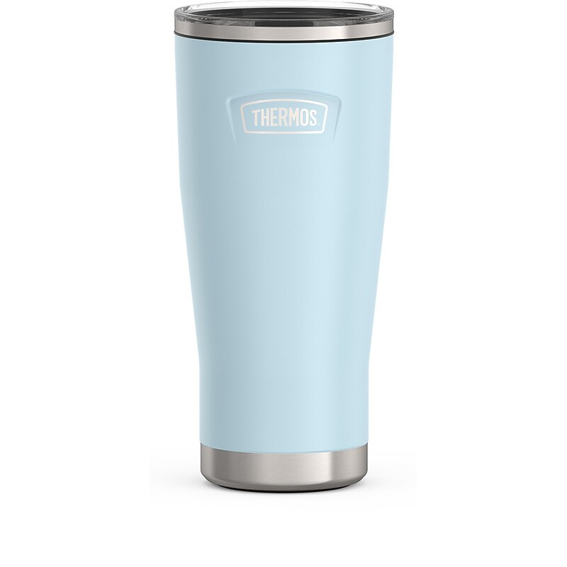 Thermos Icon Stainless Steel Vacuum Insulated Tumbler with Slide Lock Lid, 24 oz., Glacier (EAIS1122GC4) image 1