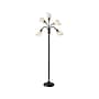 Simplee Adesso 5 Light 67" Matte Black/Antique Brass Floor Lamp with 5 Cone Shades (7205-01)~#|#~DA4ED94F-632B-41E8-A661E651DC17A2DF_sc7
