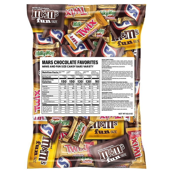 Mars Minis Assorted Milk Chocolate Favorites Variety Bag