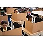 Classroom Products Foldable Cardboard Freestanding Privacy Shield, 13"H x 20"W, Black/Kraft, 30/Box (1330 BK)~#|#~DA5B09E0-B17B-406B-9297FA094ABBF0DB_sc7